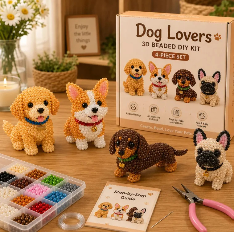 Embroidery Cross Stitch Patterns - DIY kralen 3D borduurwerk naaien speelgoed