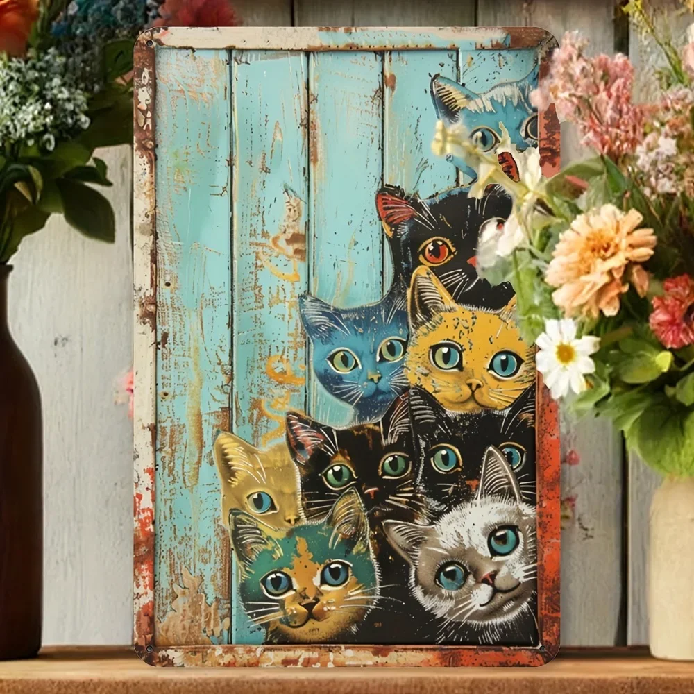 Embroidery Wall Art - 1 stuk 20x30cm ijzeren metalen bord