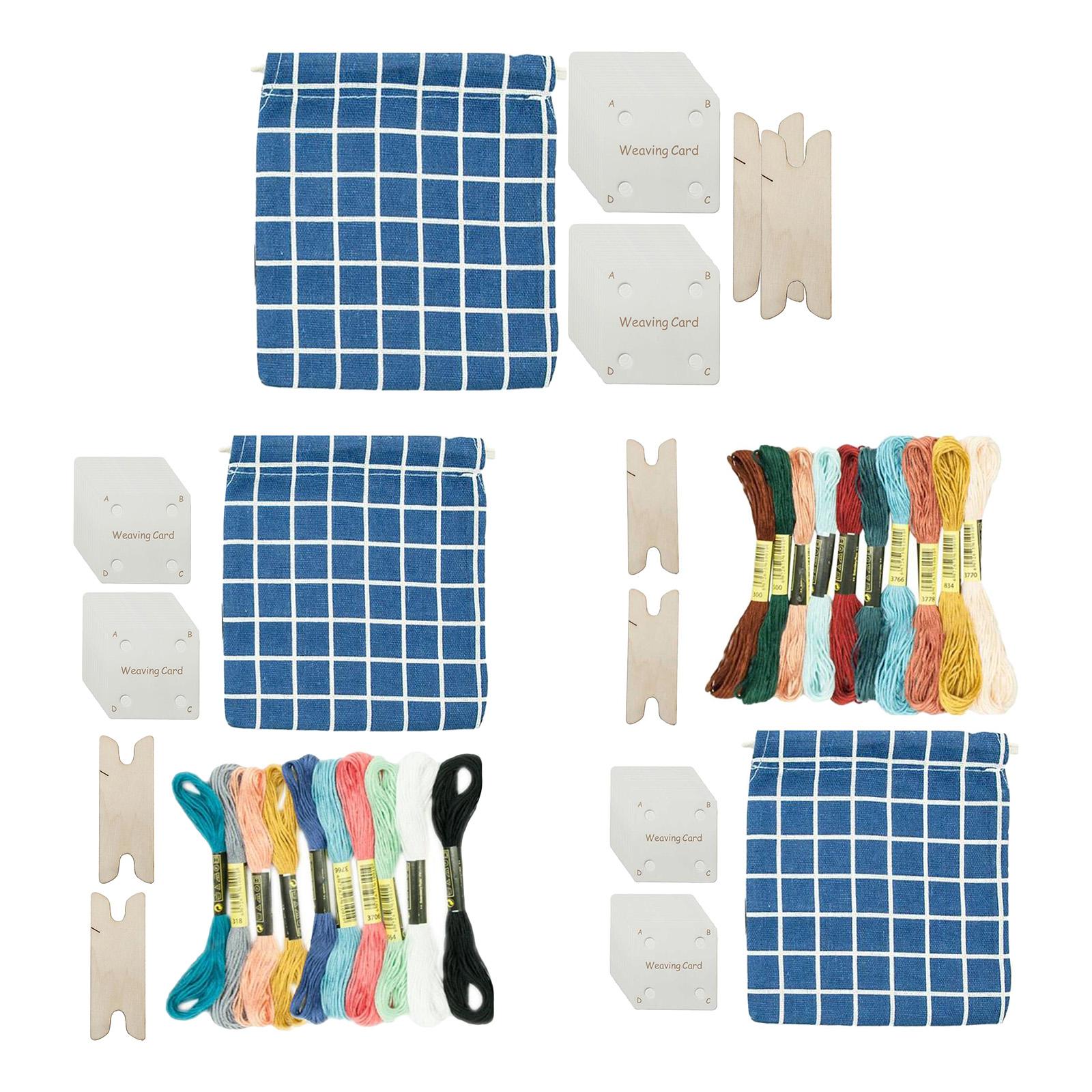 Embroidery Bracelet - Plastic tablet-weefkaarten set, weefgereedschap, accessoire voor