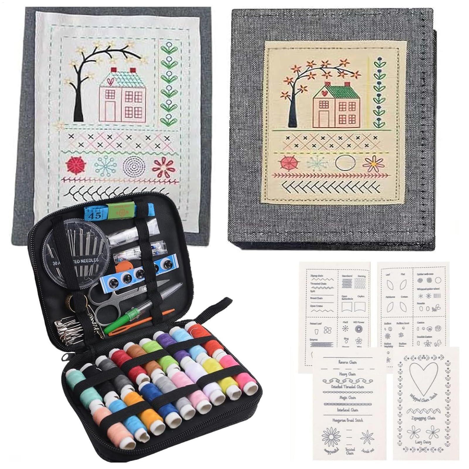 Embroidery Guide Paper - Borduursteekboek voor beginners DIY naaiboek Steekboek