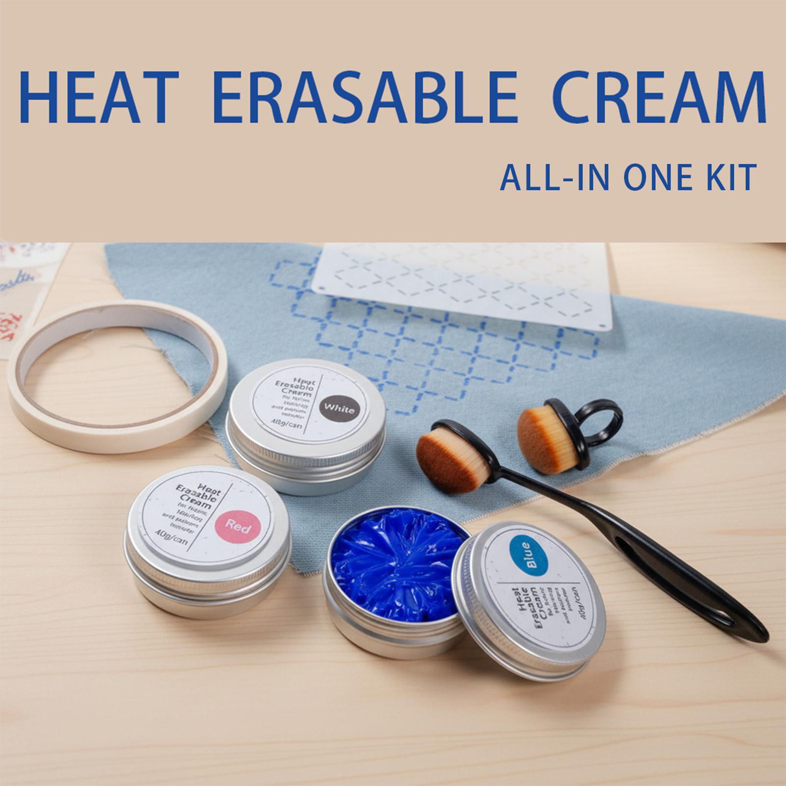 Embroidery Pattern - 40g/blikje Hitte-uitwisbare textielcrème strijk-af te halen