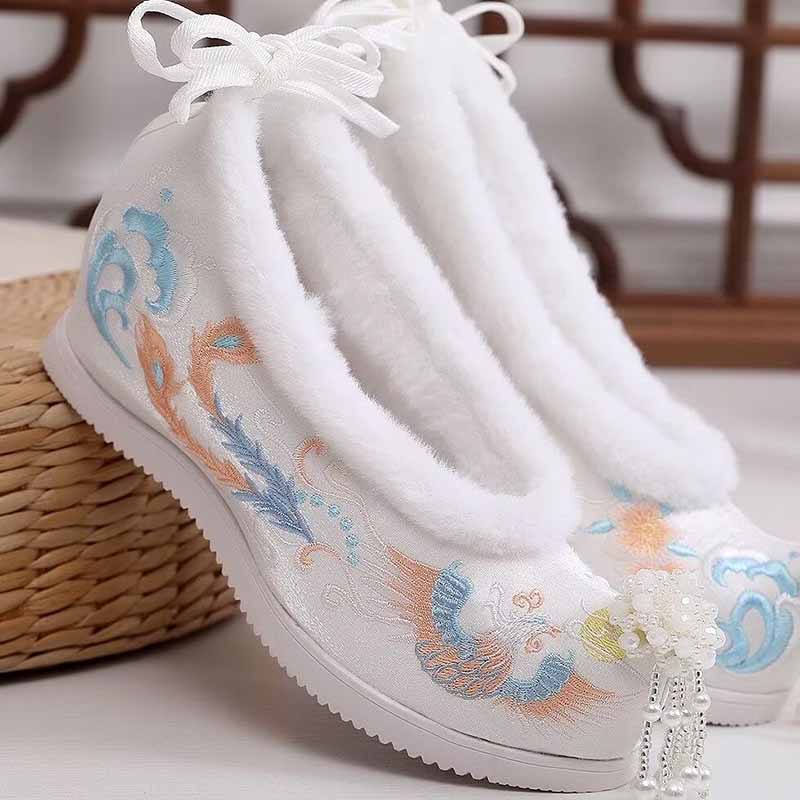 Embroidery Shoes - Winter Hanfu Schoenen Vrouwen Chinese Oude