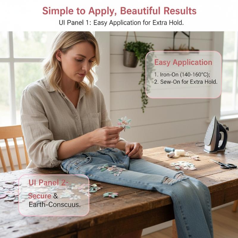 Embroidery Jacket Jeans - 1 stuks jas jeans ambachtelijke accessoires
