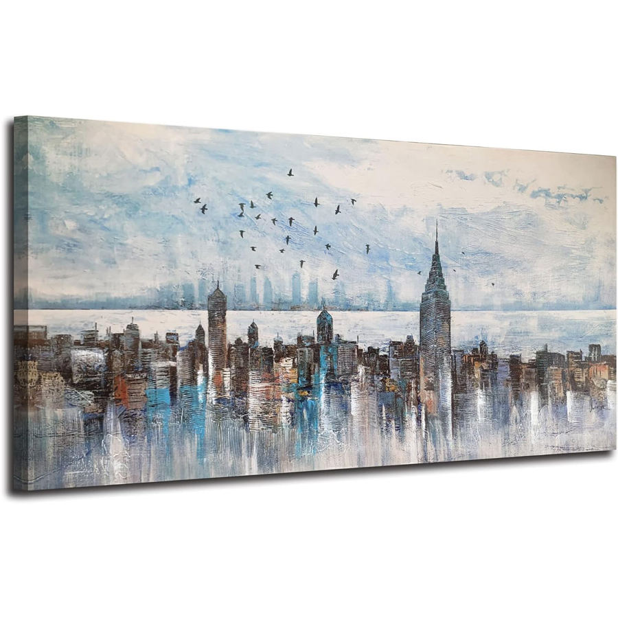 Embroidery York - Diamant borduurwerk stedelijk landschap New York