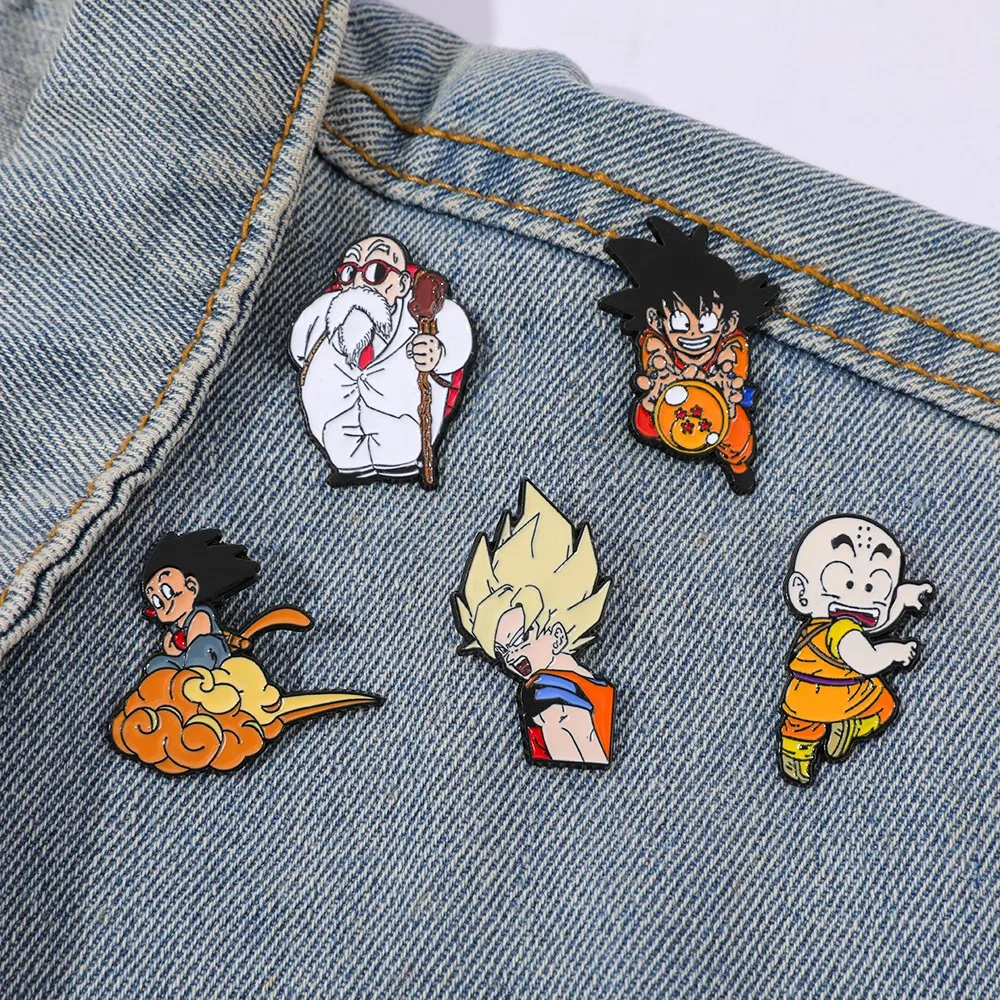Embroidery Textile - 5 stuks klassieke populaire anime-broches ​
