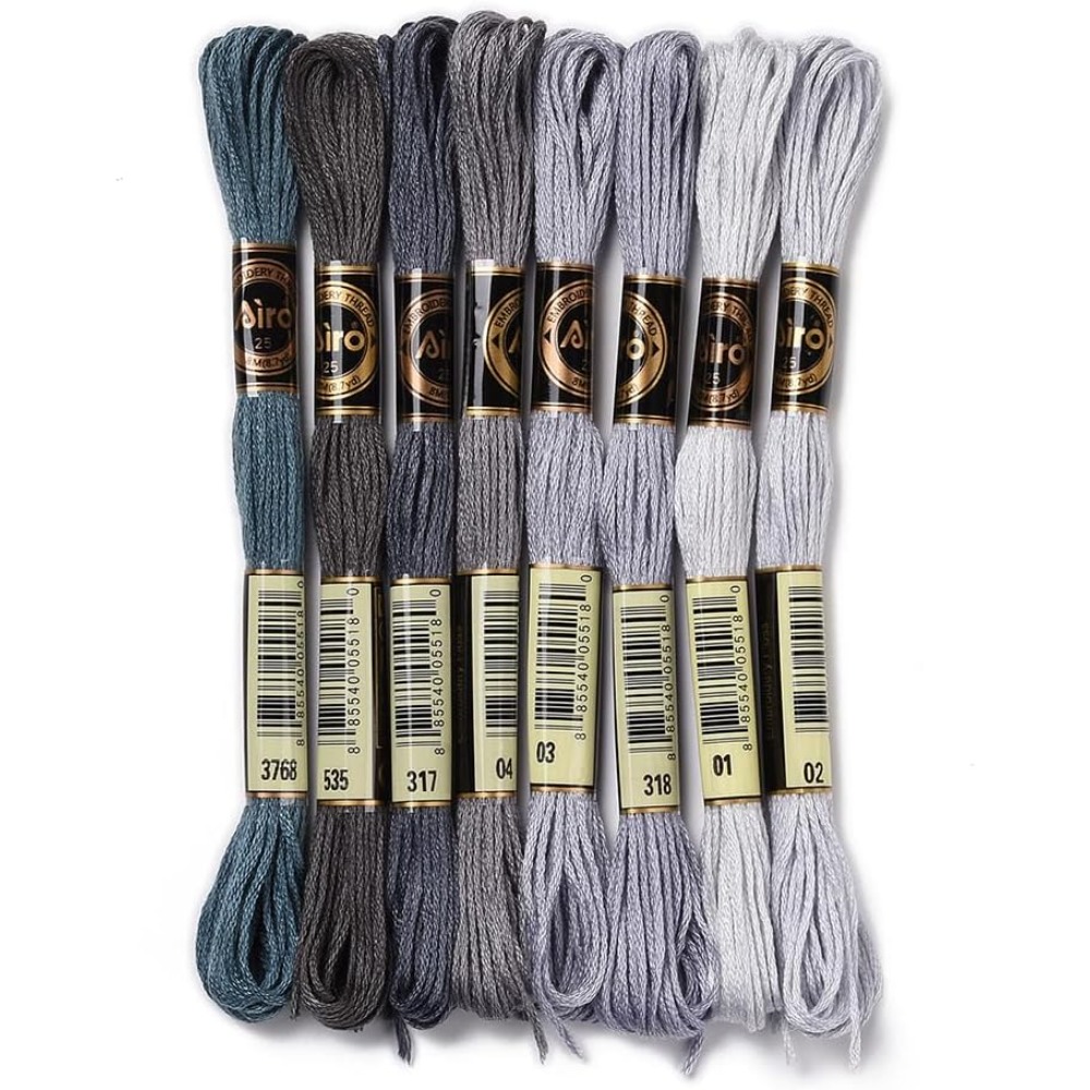Embroidery Bracelet - 8 Strengen 70 Yards Grijs Vriendschapsarmbanden
