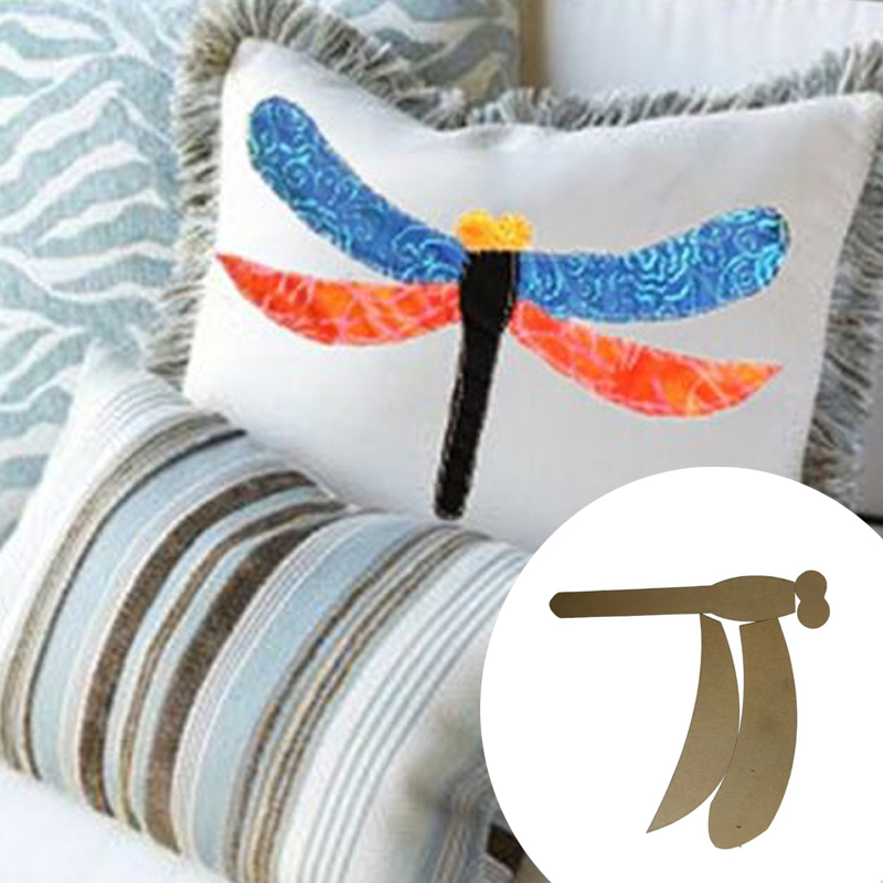 Embroidery Pattern - Dragonfly quiltsjabloon transparant naaipatroon geschikt voor