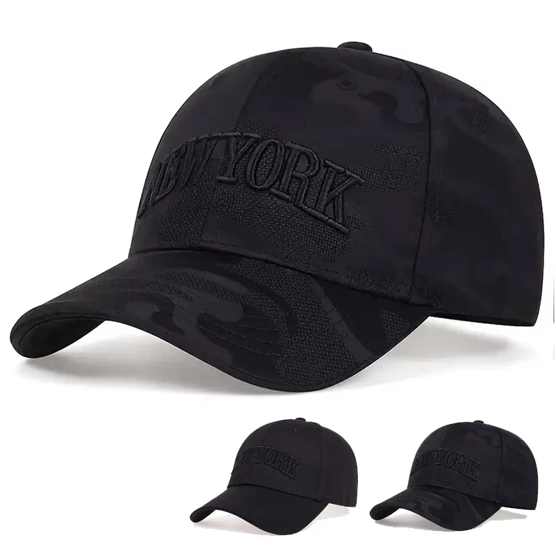 Embroidery York - Unisex New York geborduurde baseballpetten lente