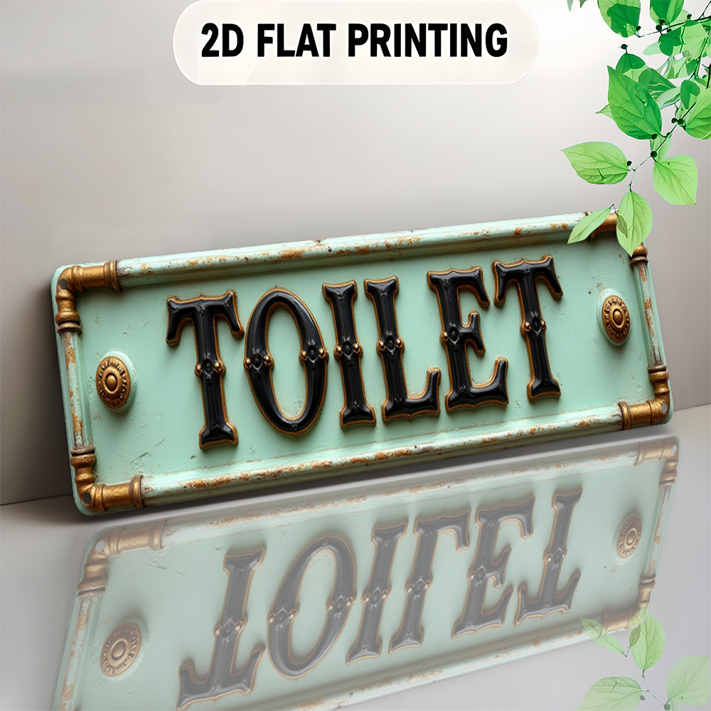 Embroidery Wall Art - 2D plat, vintage toiletbord - Gedurfd