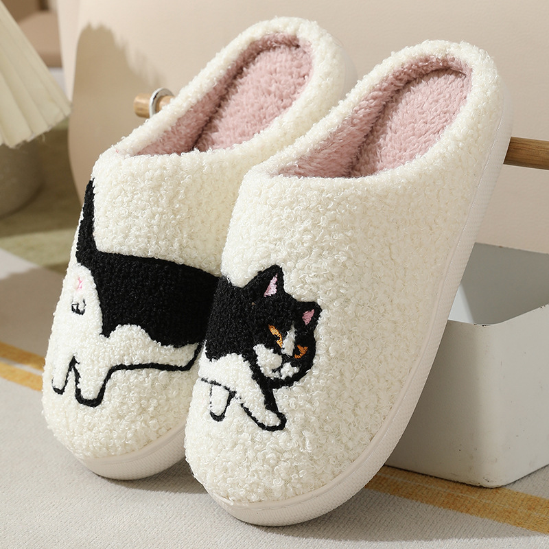 Embroidery Shoes - Winter Pluche Leuke Teckel Borduren Thuis