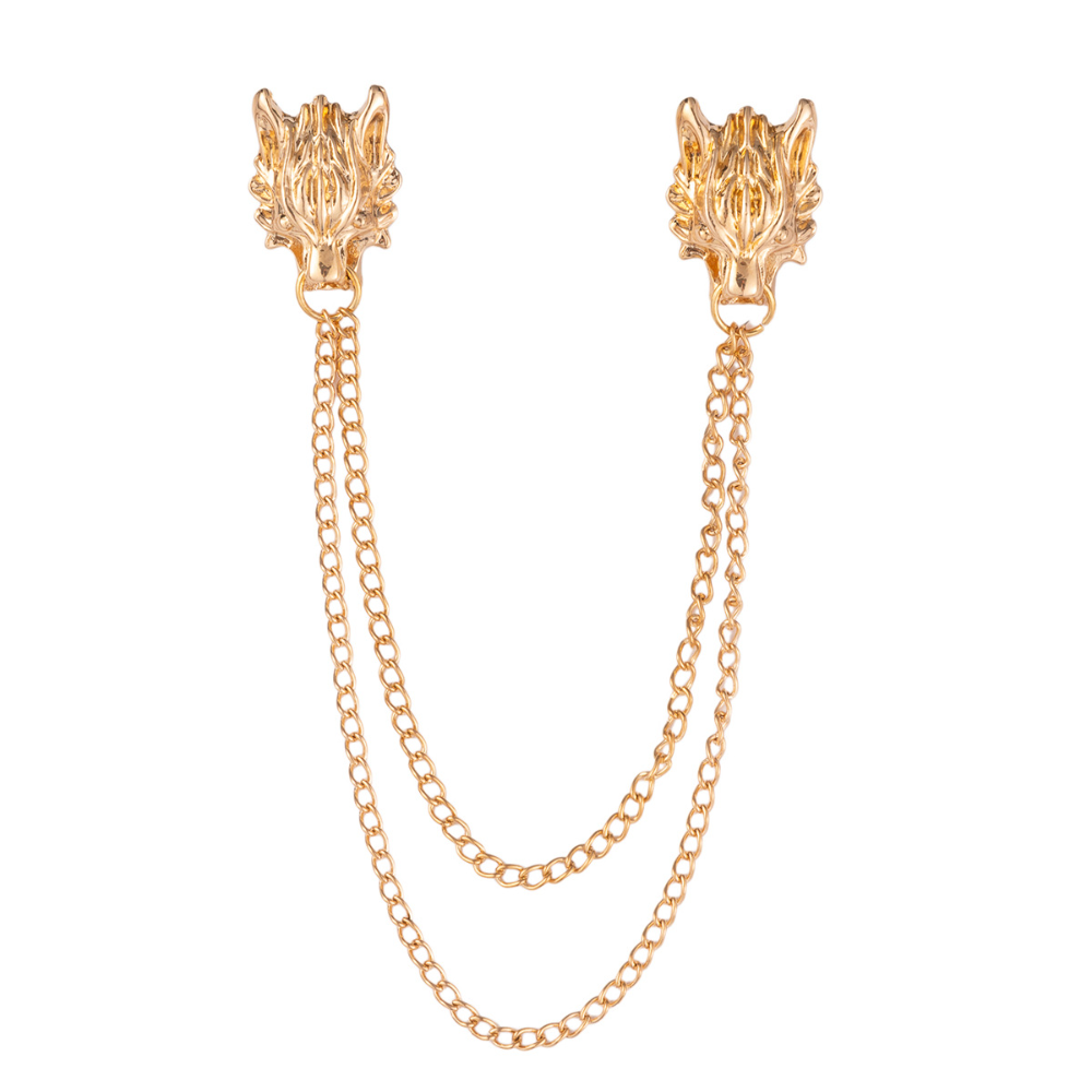 Retro Wolf Head Collar Pins Br - Embroidery Bracelet recensie en prijs