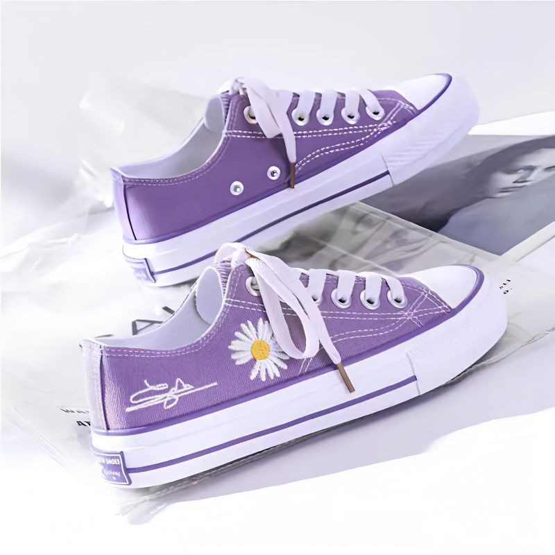 Chrysanthemum Borduren Dames C - Embroidery Shoes recensie en prijs