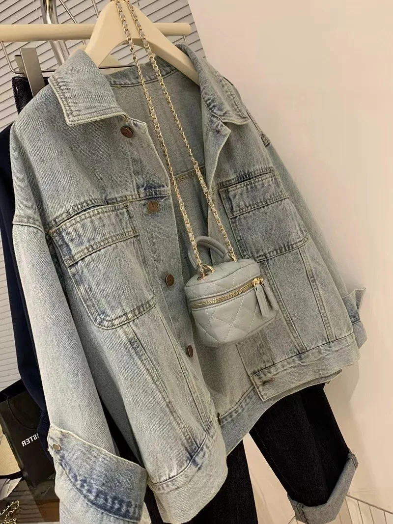 Denim Jas Vrouwen Y2k Lente He - Embroidery Jacket Jeans recensie en prijs