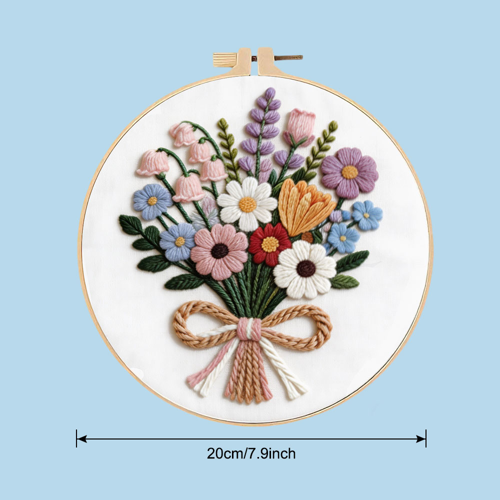 1PCS Borduurpakketten Daisy Fl - Embroidery Guide Paper recensie en prijs