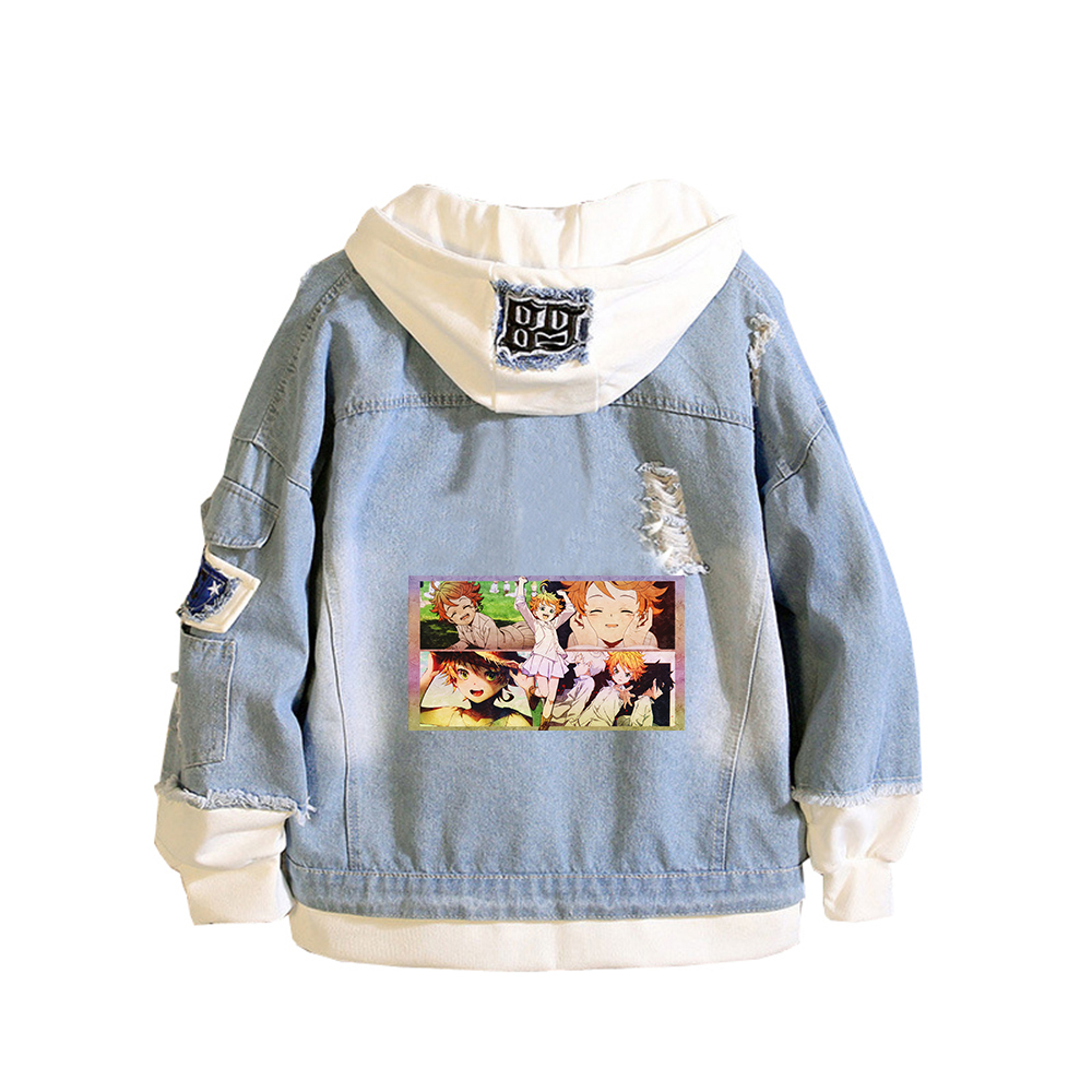 De beloofde Neverland Anime Je - Embroidery Jacket Jeans recensie en prijs