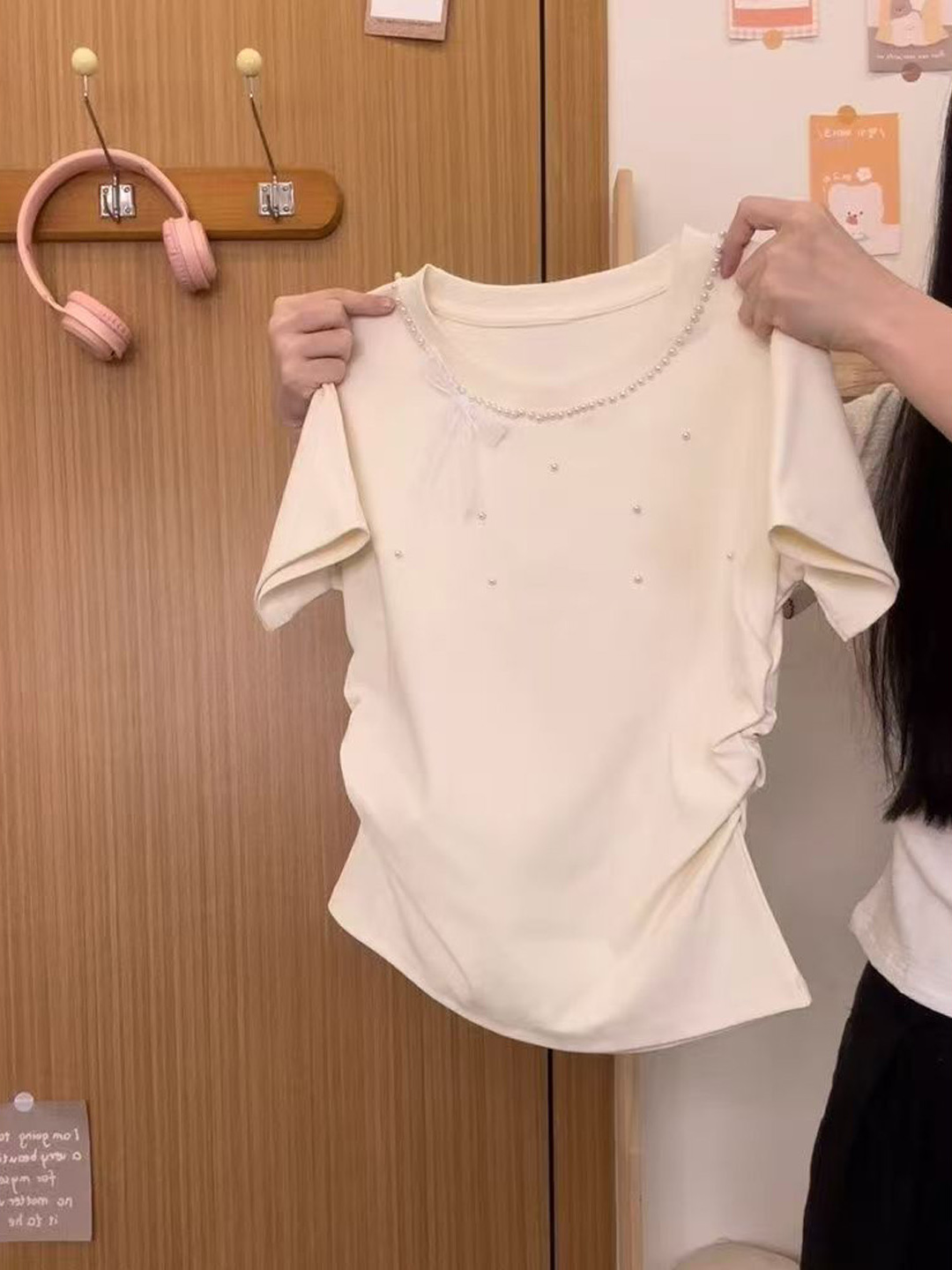 Koreaanse stijl kant-knoop T-s - Embroidery Knot recensie en prijs