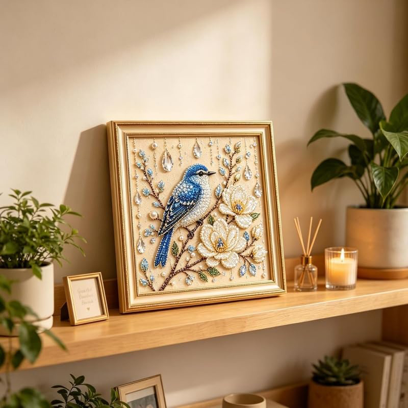 Vogel Parel Kunst DIY Kit Kard - Embroidery Wall Art recensie en prijs