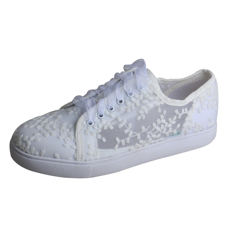 Wedopus witte sneakers voor da - Embroidery Shoes recensie en prijs