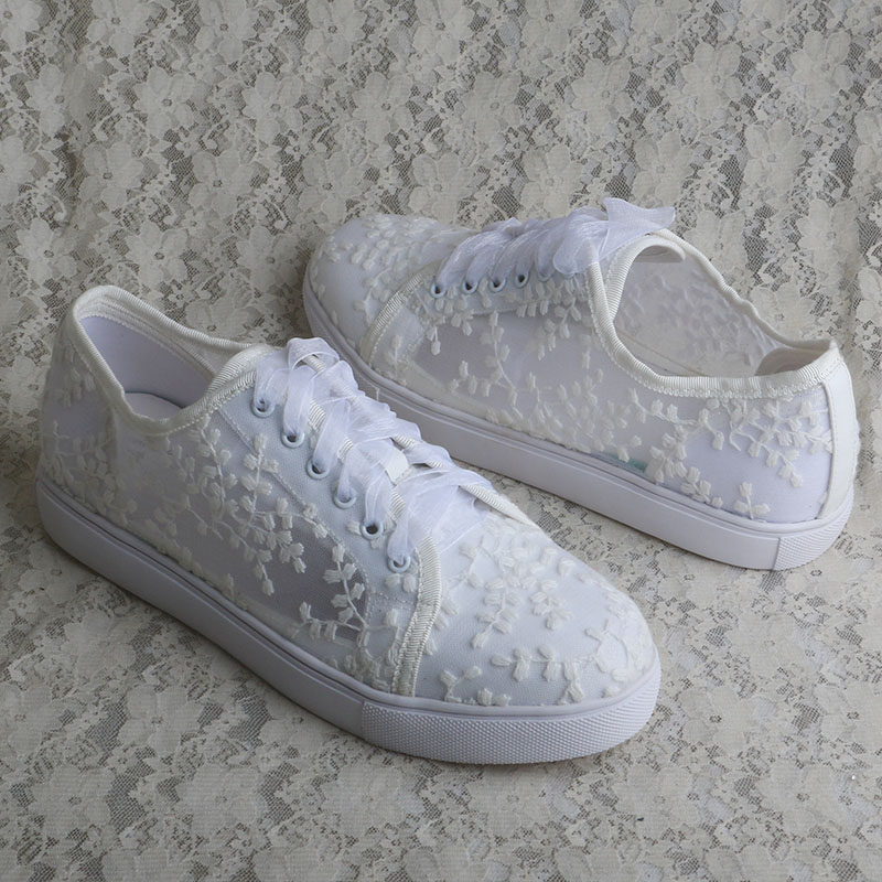 Wedopus witte sneakers voor da - Embroidery Shoes recensie en prijs