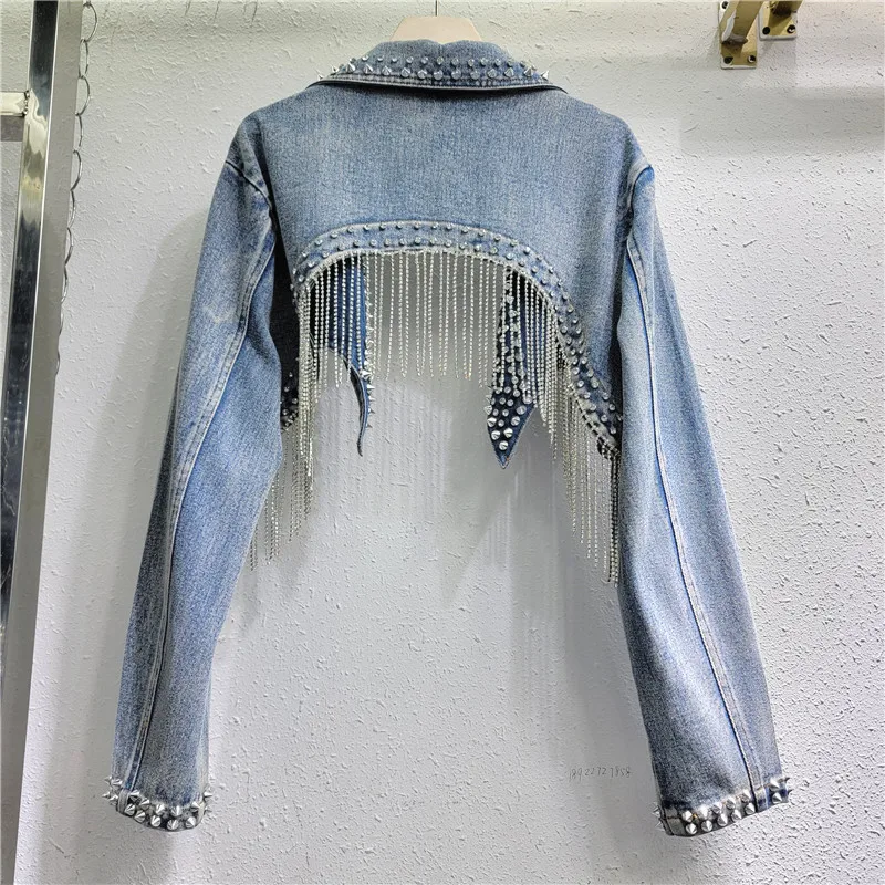 Strass kralen kwastjes klinkna - Embroidery Jacket Jeans recensie en prijs
