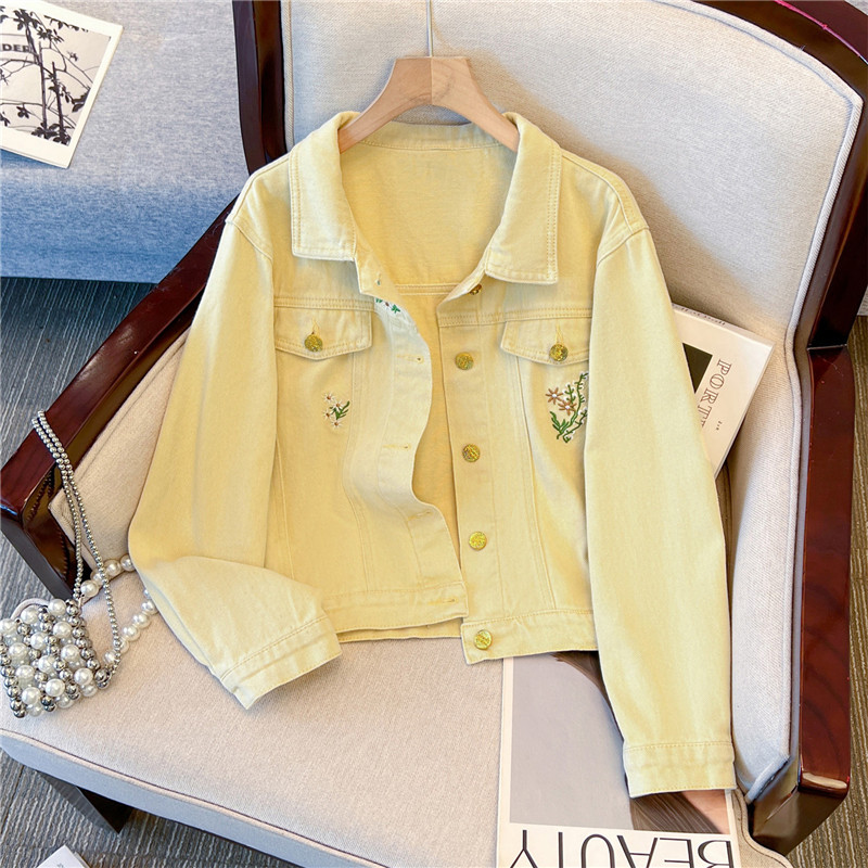 Koreaanse vintage bloemborduur - Embroidery Jacket Jeans recensie en prijs