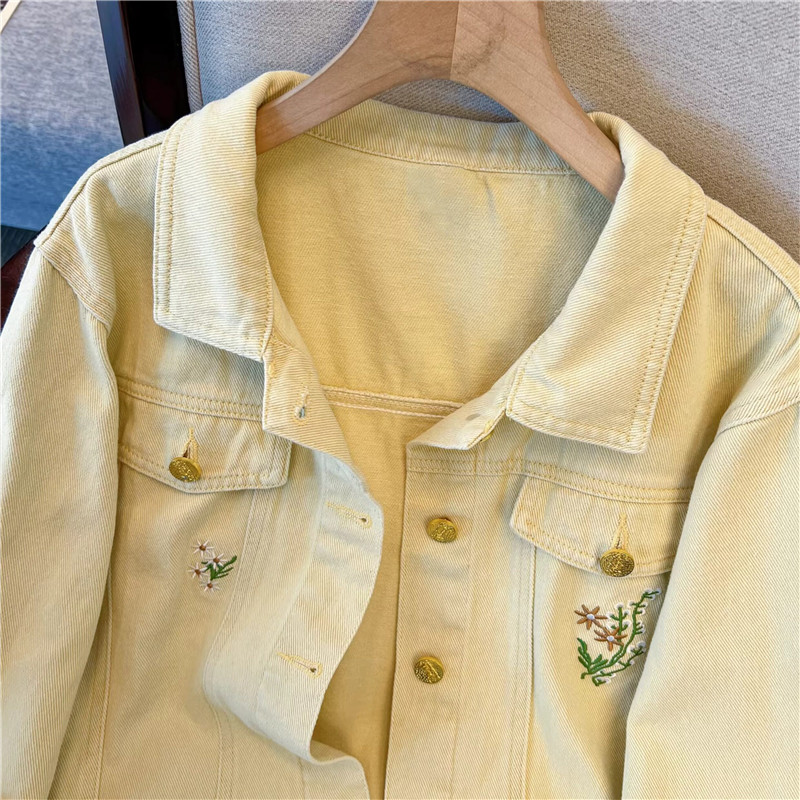 Koreaanse vintage bloemborduur - Embroidery Jacket Jeans recensie en prijs
