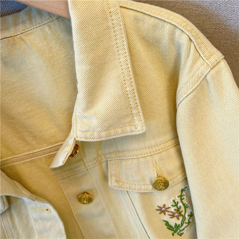 Koreaanse vintage bloemborduur - Embroidery Jacket Jeans recensie en prijs