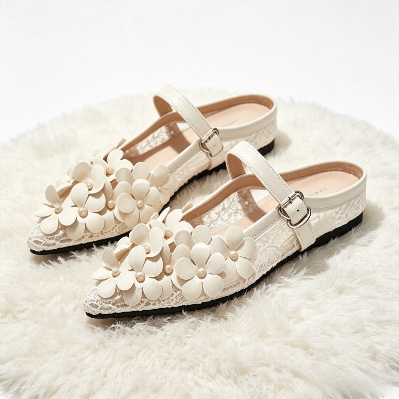 Luxe borduurwerk met bloemende - Embroidery Shoes recensie en prijs