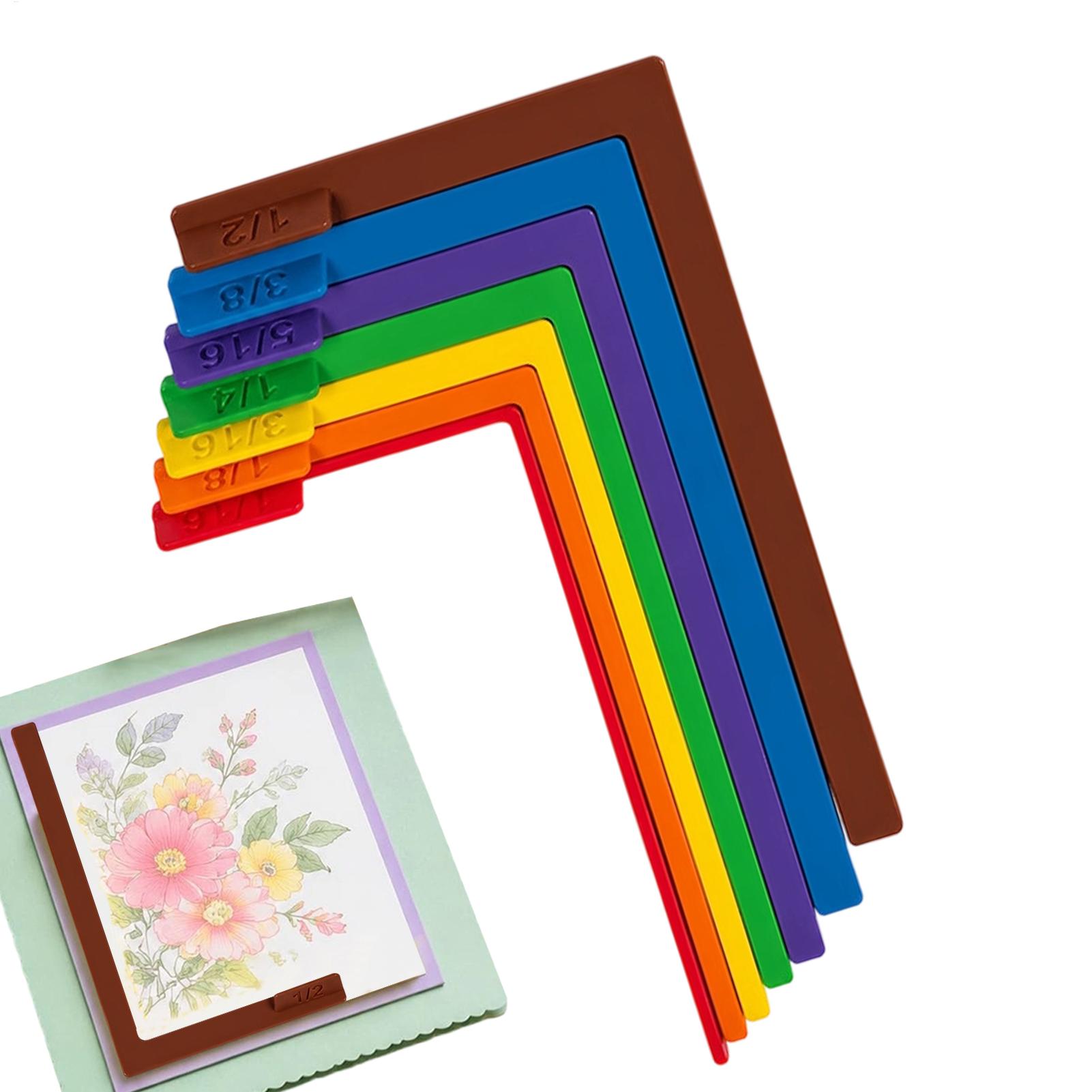 7-delige set uitlijningshulpmi - Embroidery Guide Paper recensie en prijs