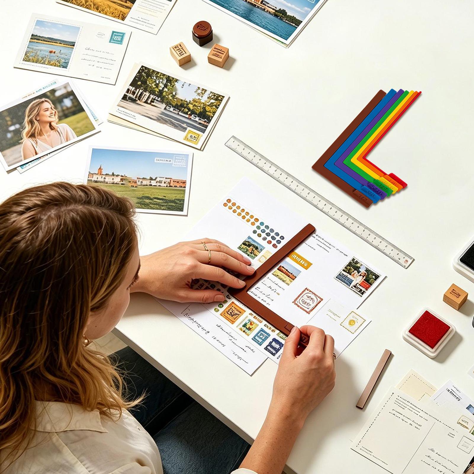 7-delige set uitlijningshulpmi - Embroidery Guide Paper recensie en prijs
