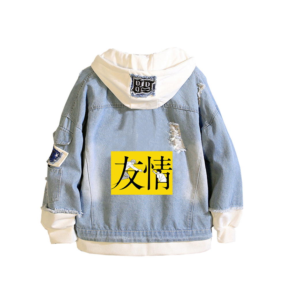 BANAAN VIS Denim Jas Anime Jea - Embroidery Jacket Jeans recensie en prijs