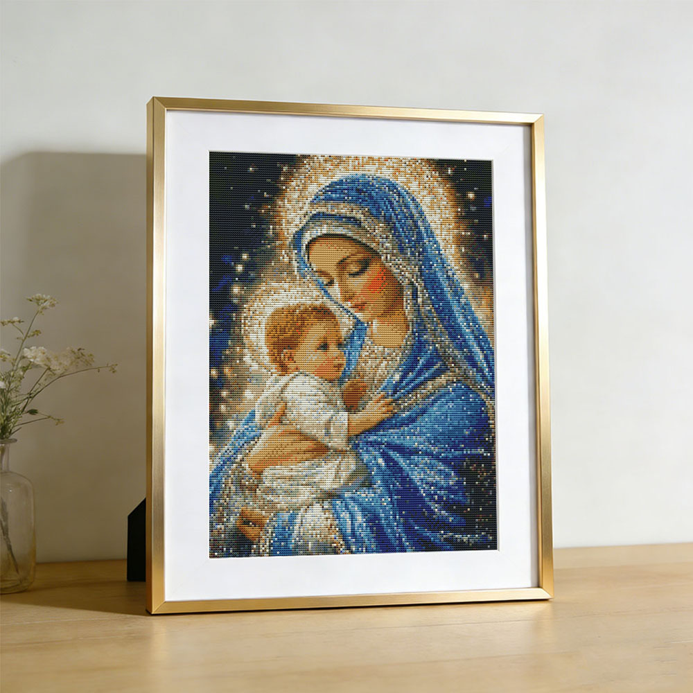 Kruissteek Maagd Maria Religie - Embroidery Guide Paper recensie en prijs
