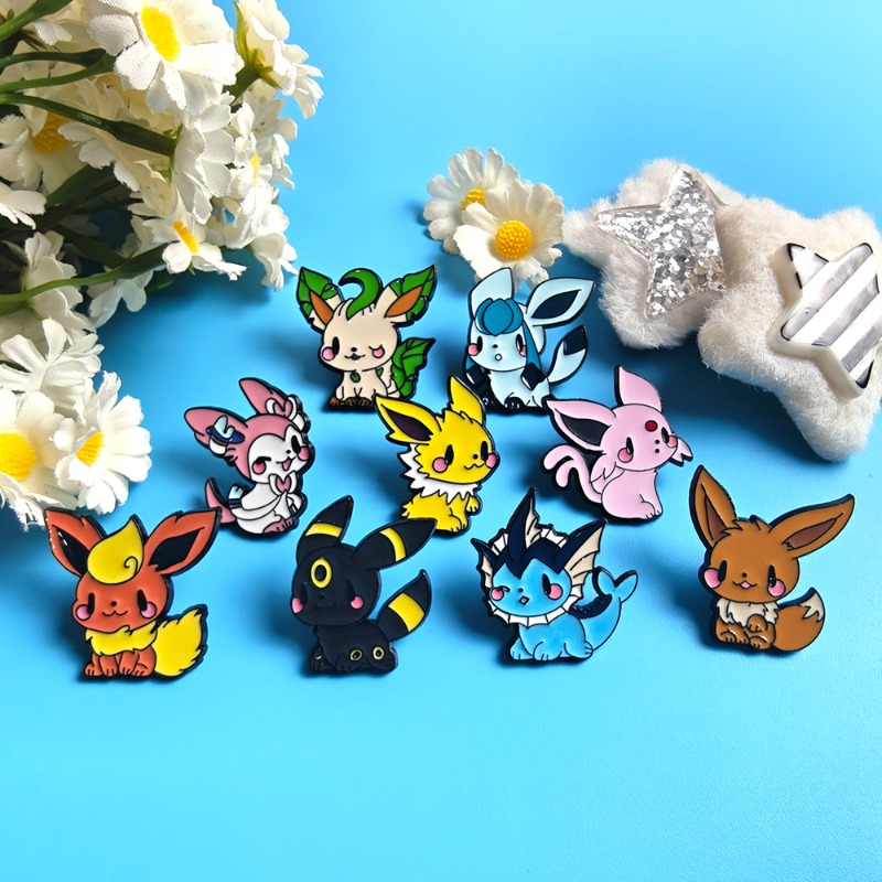 Hete 9-delige Anime Elf Broche - Embroidery Textile recensie en prijs
