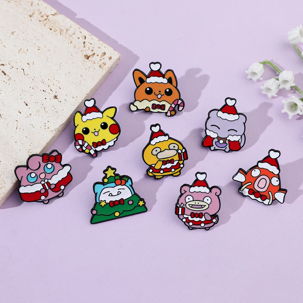 8 stuks Kerst Slowpoke Broche  - Embroidery Textile recensie en prijs