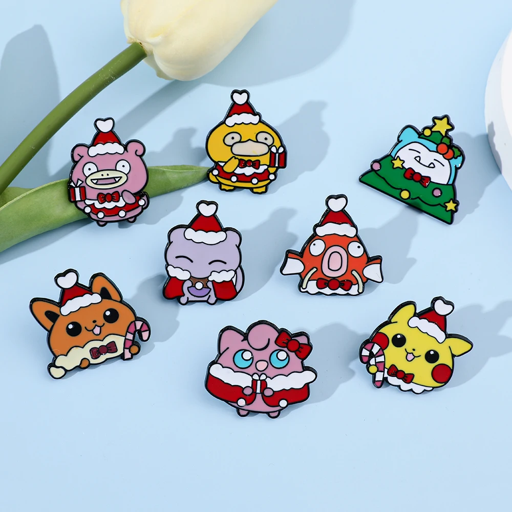 8 stuks Kerst Slowpoke Broche  - Embroidery Textile recensie en prijs