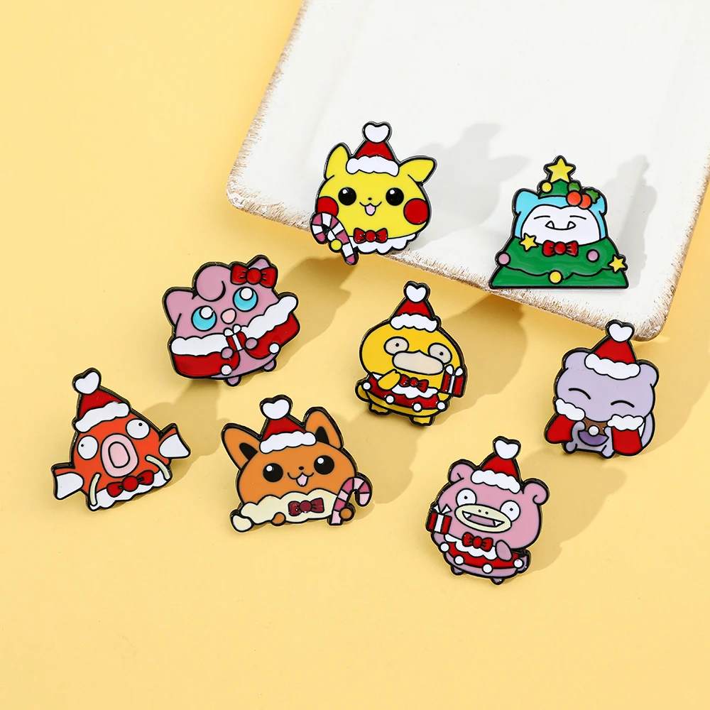 8 stuks Kerst Slowpoke Broche  - Embroidery Textile recensie en prijs