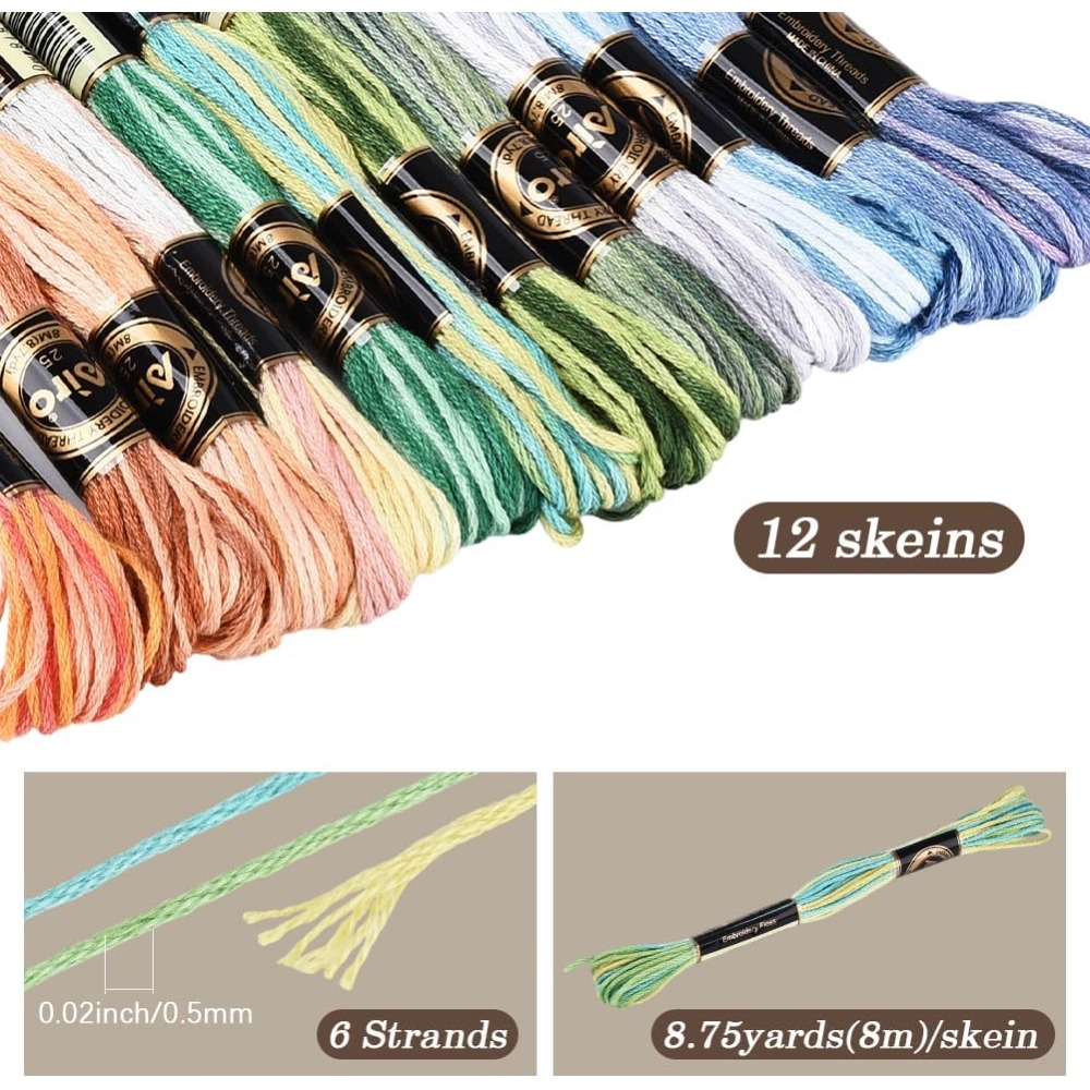 12 klosjes 105 yards kruisstee - Embroidery Bracelet recensie en prijs