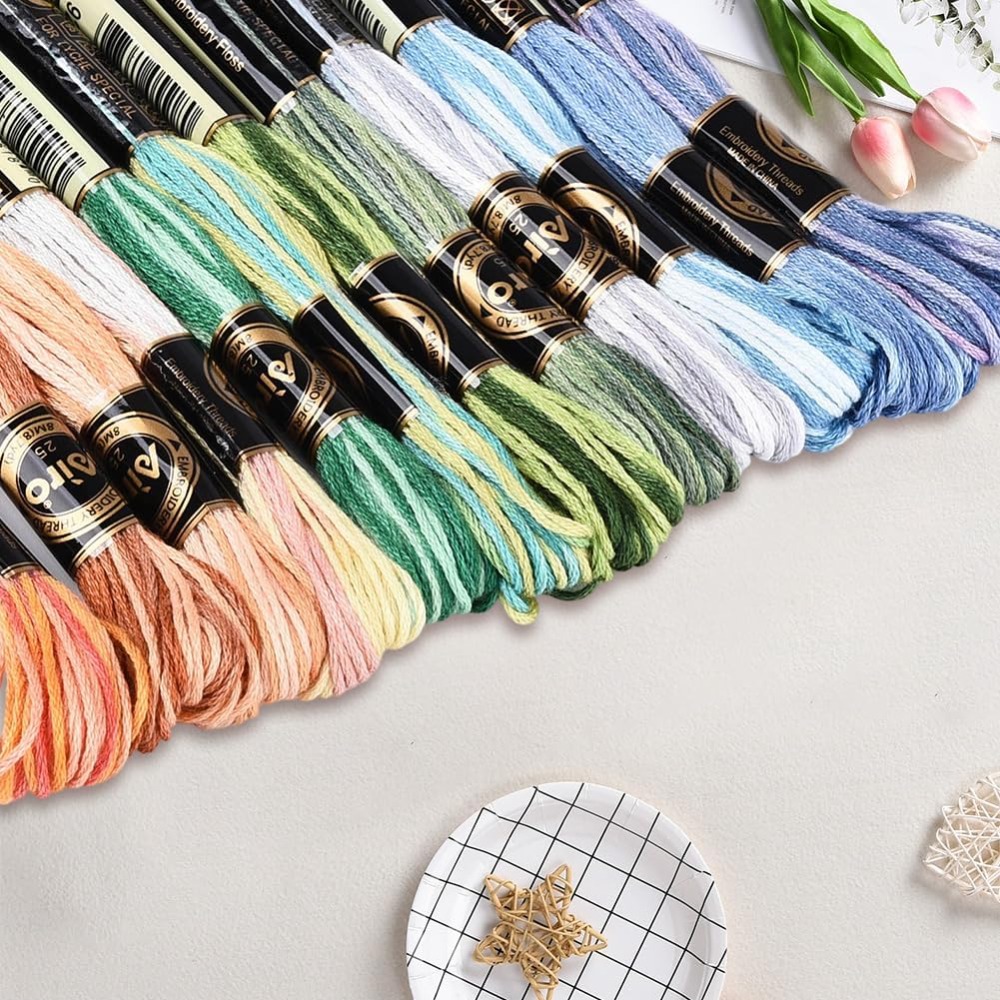 12 klosjes 105 yards kruisstee - Embroidery Bracelet recensie en prijs