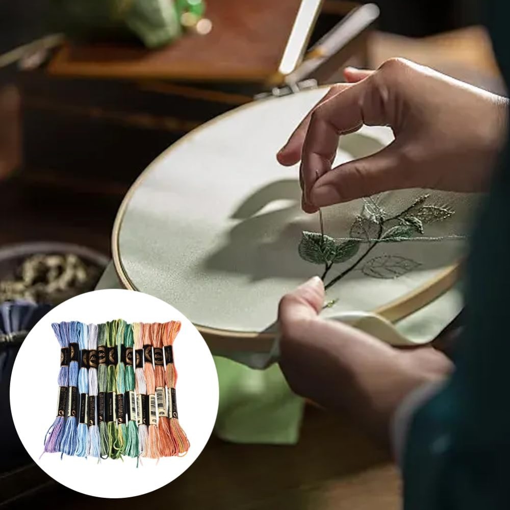 12 klosjes 105 yards kruisstee - Embroidery Bracelet recensie en prijs