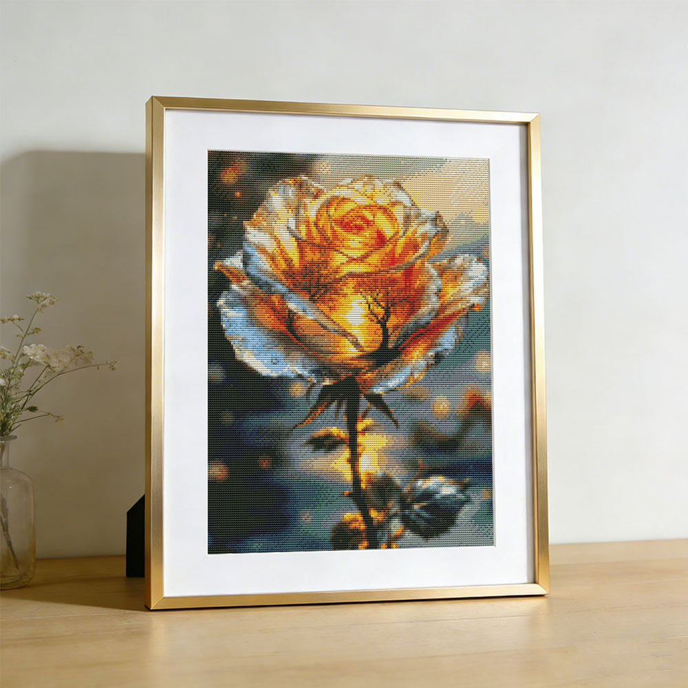 11CT borduurpakket Rose Flower - Embroidery Guide Paper recensie en prijs