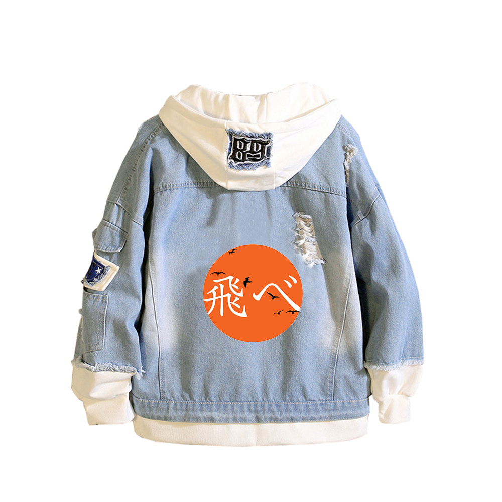 Haikyuu Karasuno VBC Print Vro - Embroidery Jacket Jeans recensie en prijs