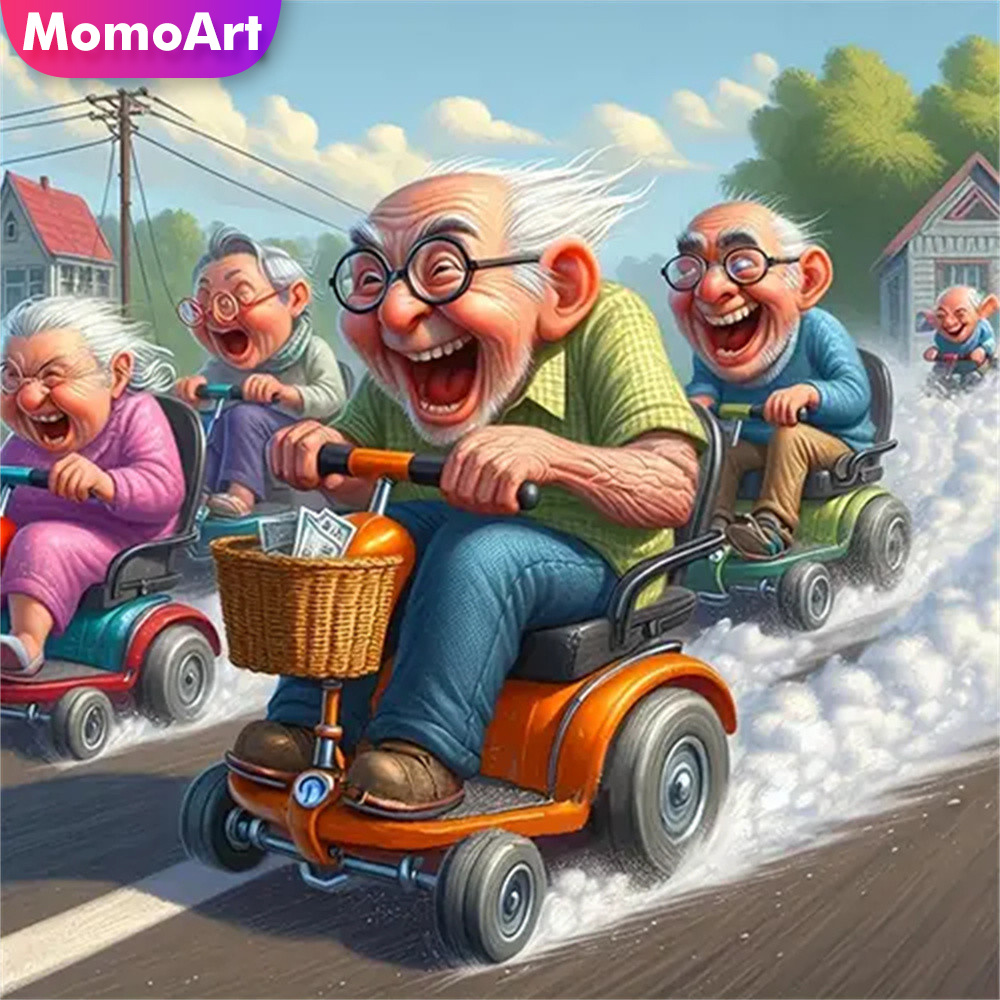 Momoart 5D DIY Diamond Mozaïek - Embroidery Cross Stitch Patterns recensie en prijs