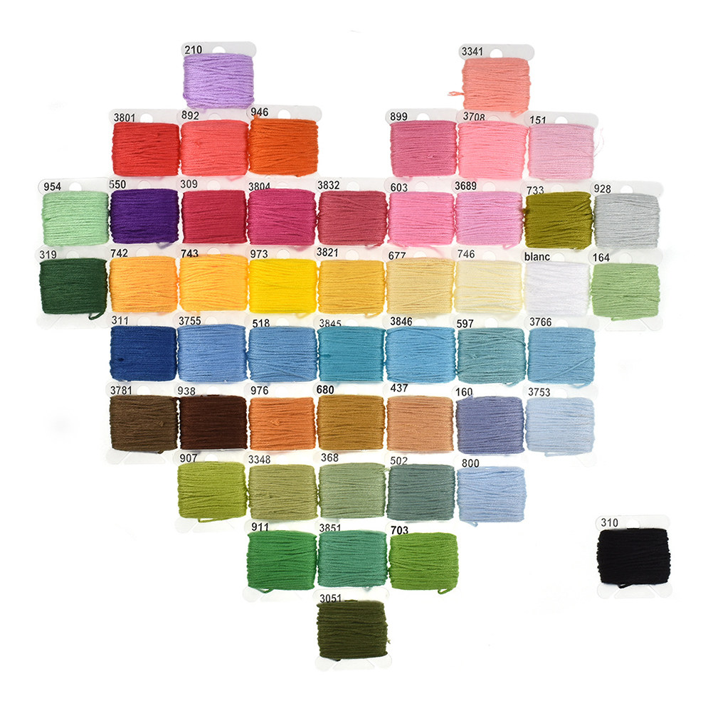 50 verschillende borduurpakket - Embroidery Pattern recensie en prijs