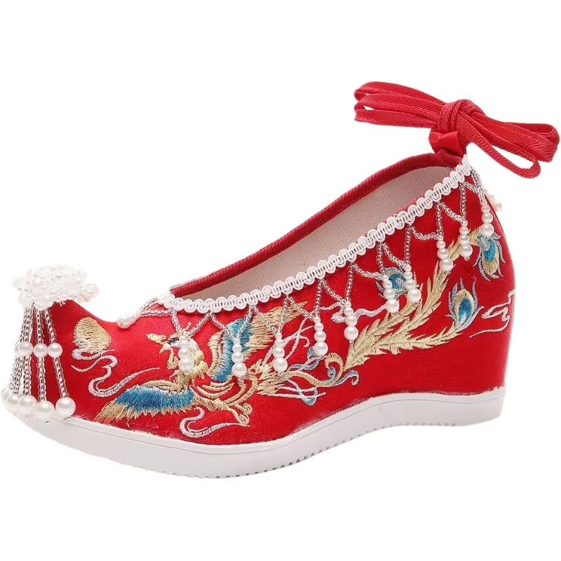Vrouwen Nieuwe Rode Geborduurd - Embroidery Shoes recensie en prijs