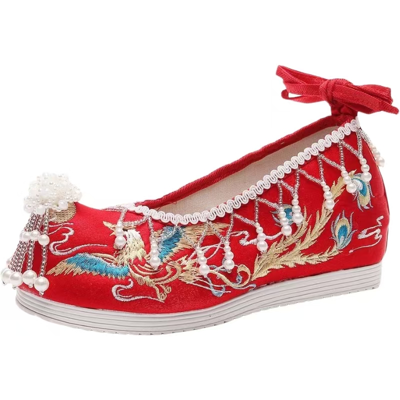 Vrouwen Nieuwe Rode Geborduurd - Embroidery Shoes recensie en prijs
