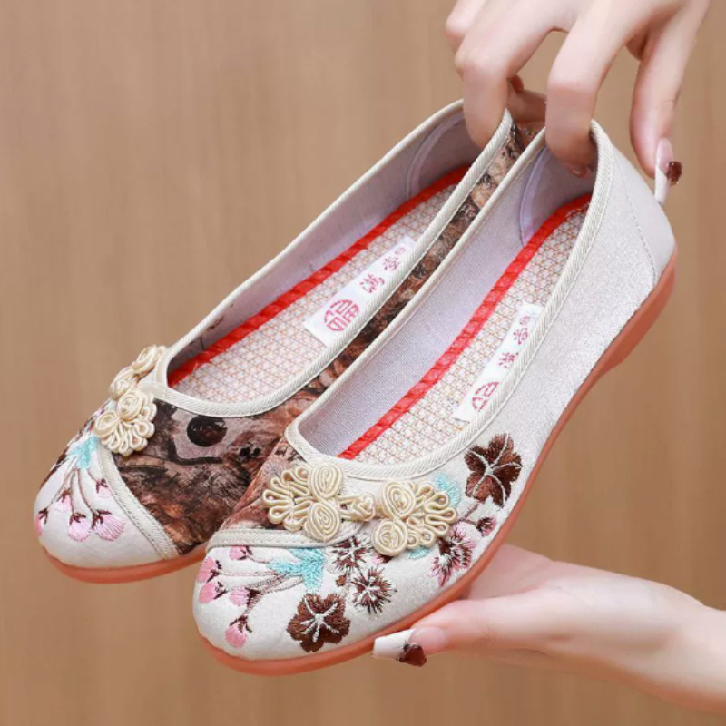 Retro Chinese stijl dames canv - Embroidery Shoes recensie en prijs