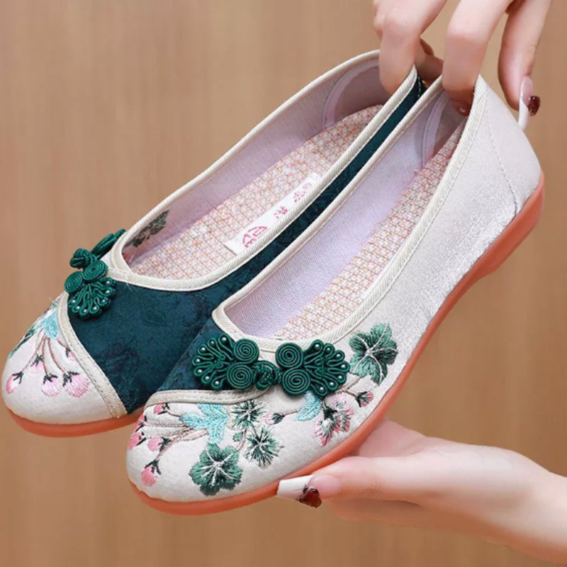 Retro Chinese stijl dames canv - Embroidery Shoes recensie en prijs