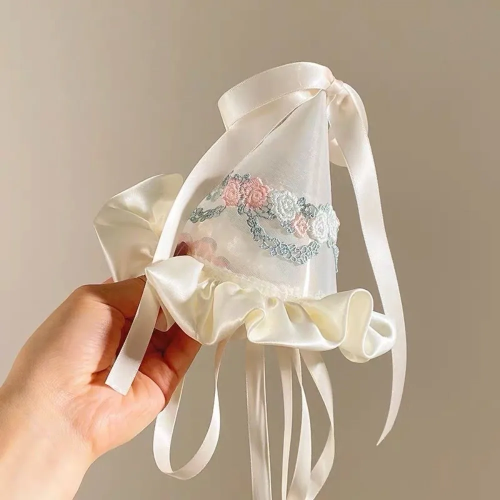 Leuke stijl geborduurde mesh v - Embroidery Knot recensie en prijs