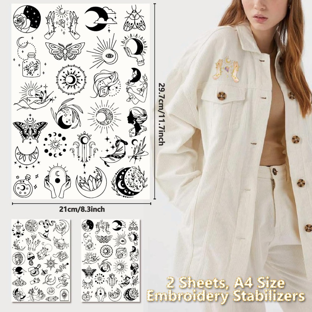 51 Stuks Boho Maan Zon Waterop - Embroidery Pattern recensie en prijs
