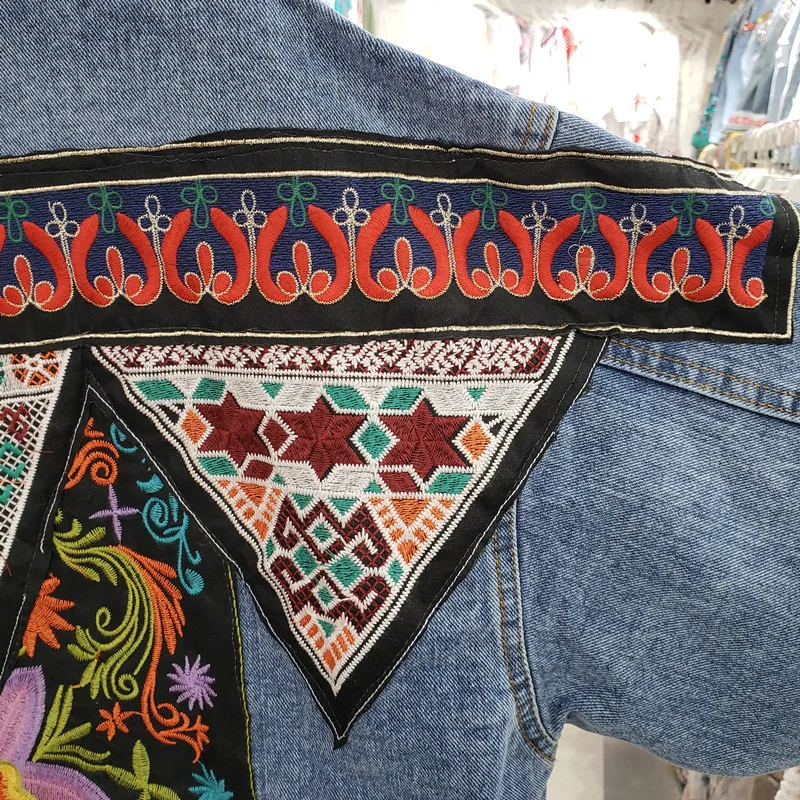 Vintage Blauw Borduren Paillet - Embroidery Jacket Jeans recensie en prijs